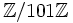\mathbb{Z} / 101 \mathbb{Z}